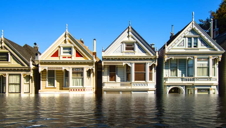 Flood Insurance protects houses against rising waters