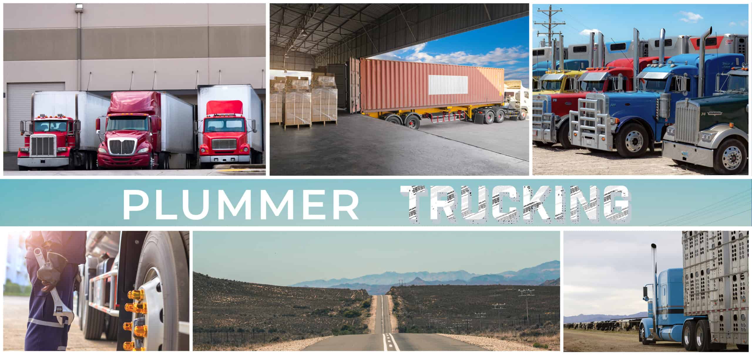 Commercial Trucking, Cargo, and Commercial Semi insurance for professional truck drivers and fleet companies at Plummer Insurance