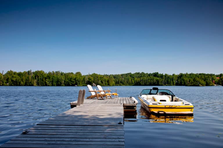 boat at dock